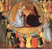 Bicci, Neri di The Coronation of virgin oil on canvas